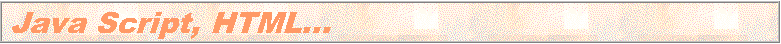 Jave Script et HTML